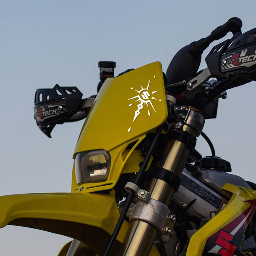 Suzuki Emblem Sticker Reflective Motorcross Body Helmet Decal for ...
