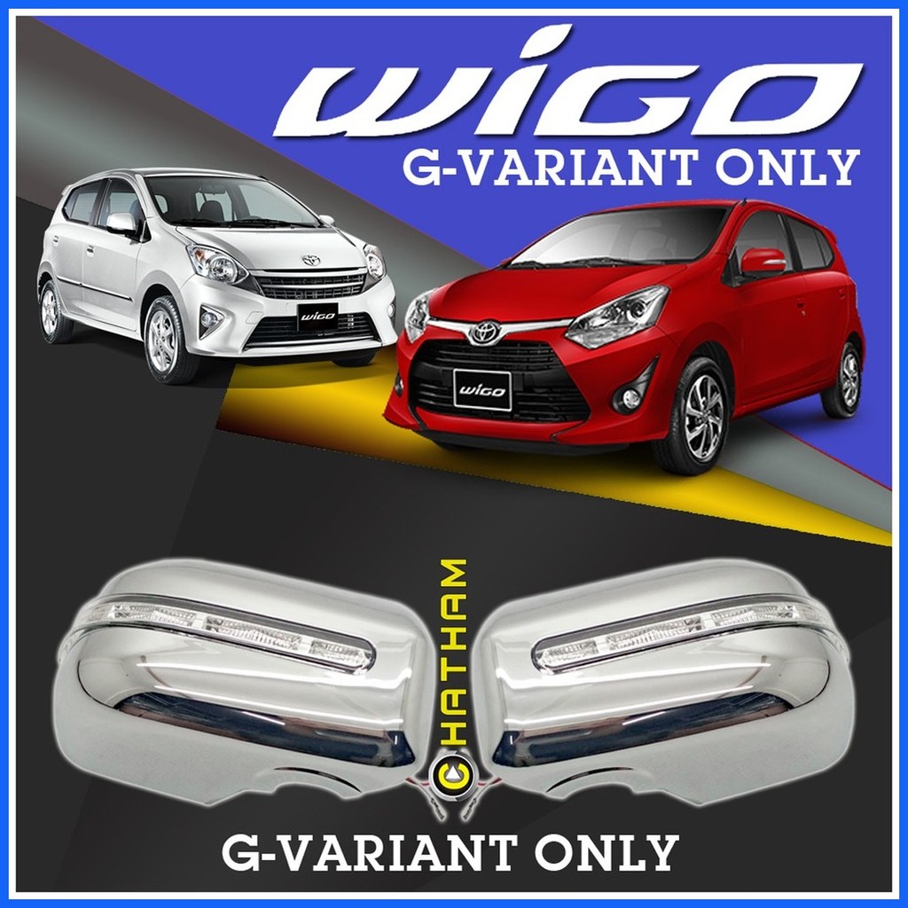 ☎ Side Mirror Cover with Signal for Toyota Wigo ( Variant G ) | Shopee ...