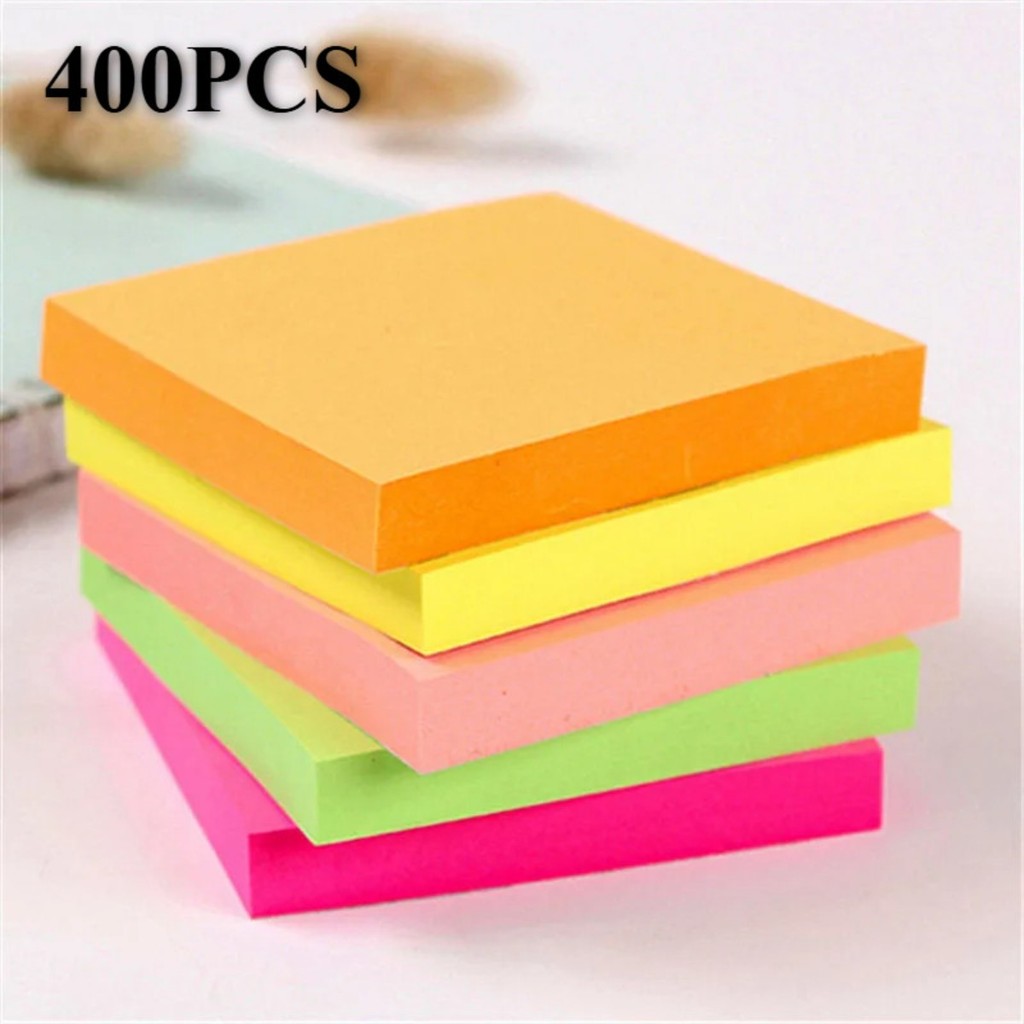 400sheets Paper Memo Pad Sticky Notes Bookmark Point It Marker Memo ...