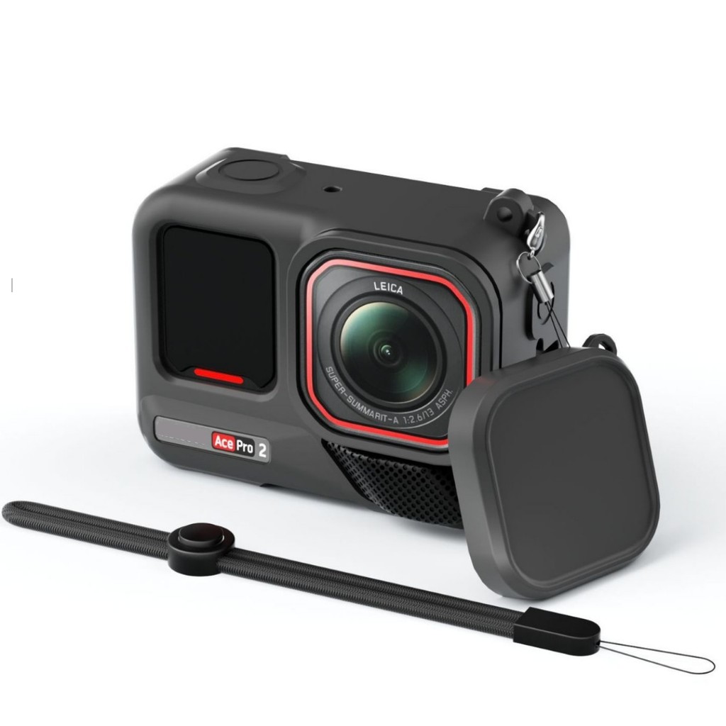 QULLOO Silikon Schutzhülle Für Insta360 X5 - Kratzfest & Stoßsicher