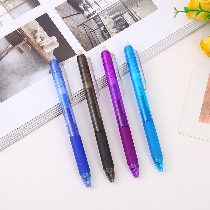 Erasable Gel Pens with 8 Colors Retractable Colorful Erasable Signature ...