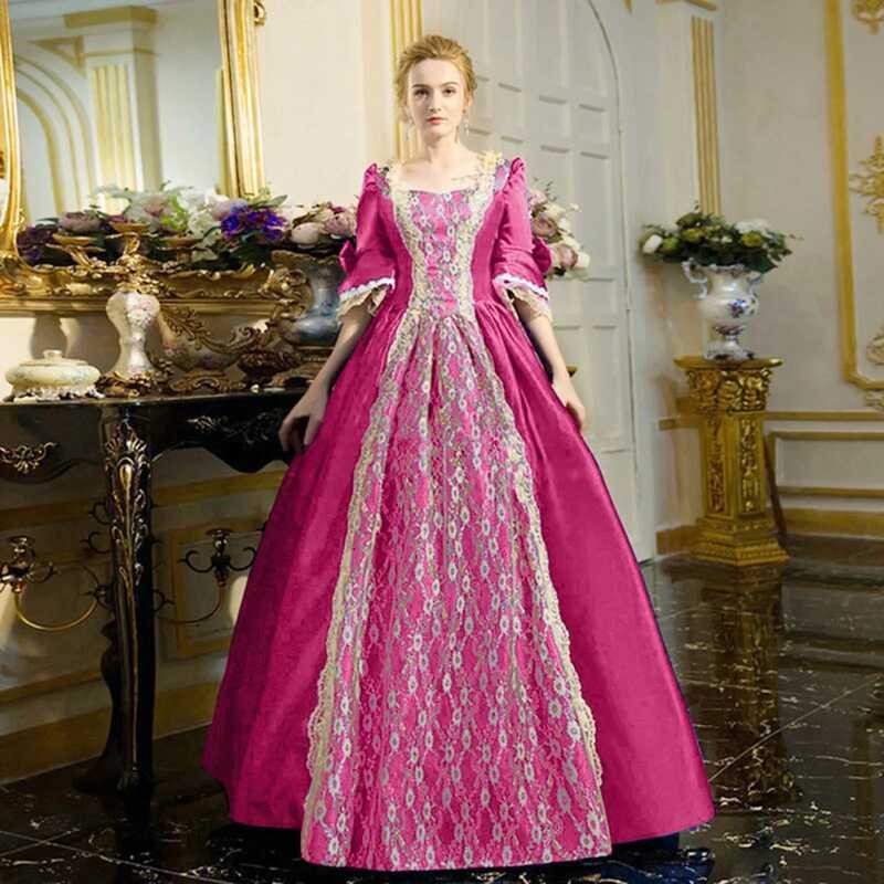 Medieval Renaissance Victorian Dress for Women Champagne Masquerade ...