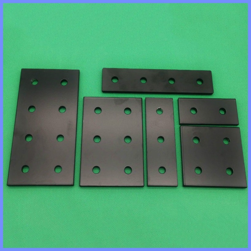 1pcs / lot black connection plate corner fastener rectangular bracket ...