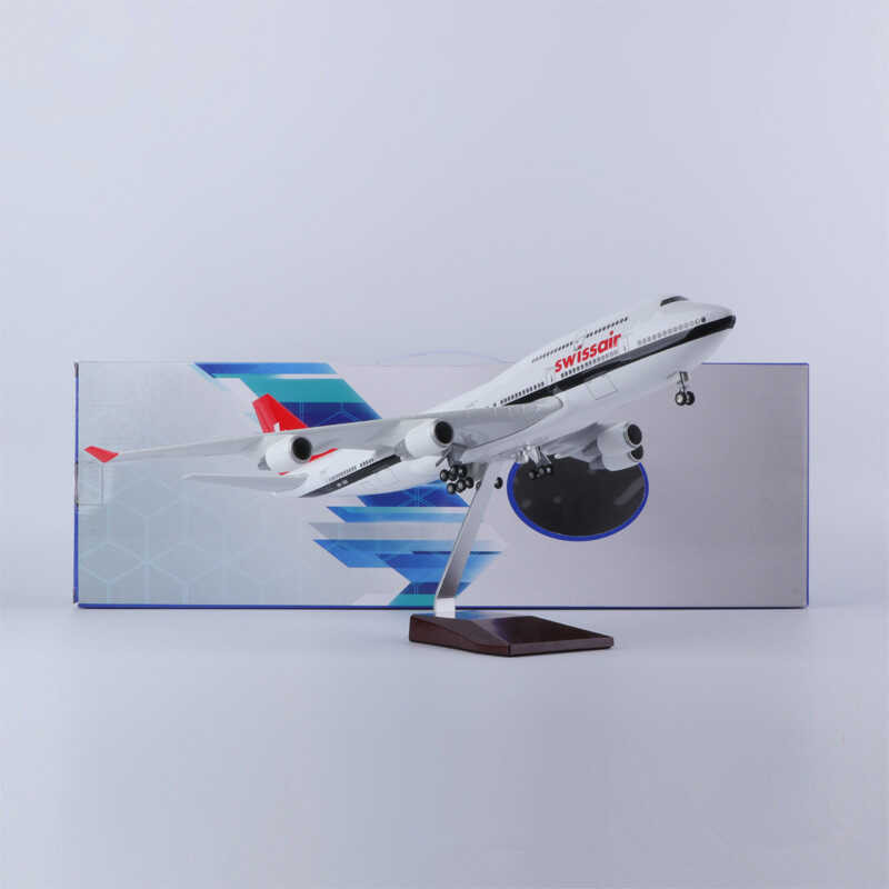 1:150 Scale Diecast Model Swiss Aires Airways Boeing B747 Resin ...