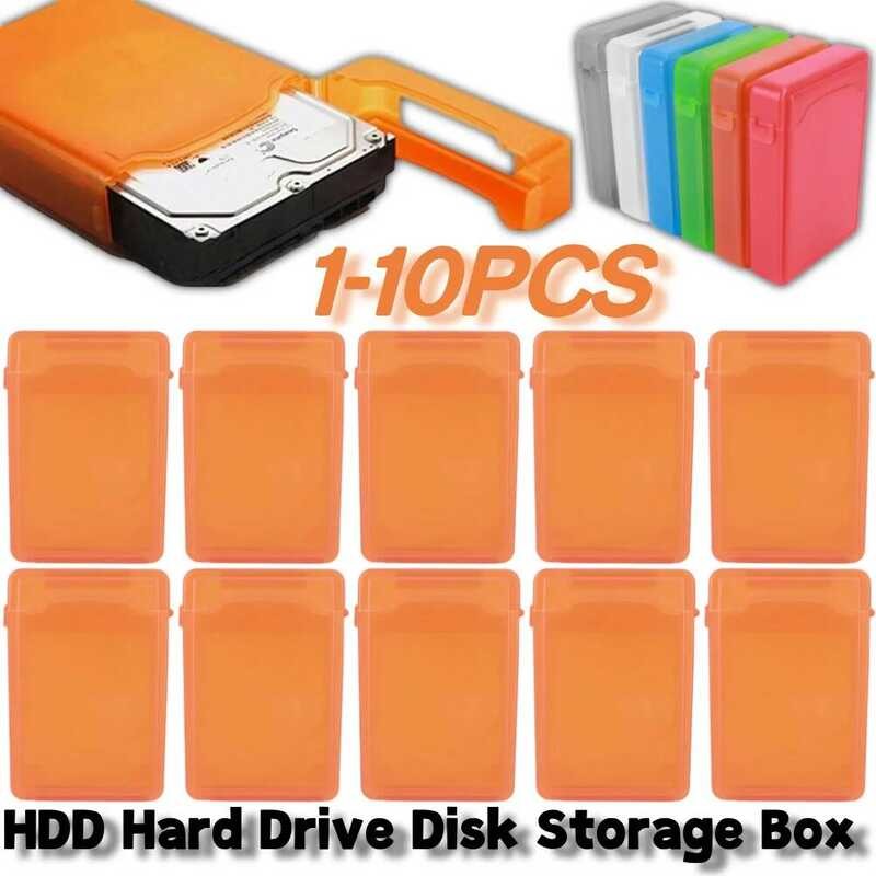 1-10Pcs 2 7C IDE SATA HDD Caddy Case Multi Color 3.5 Inch External Hard ...