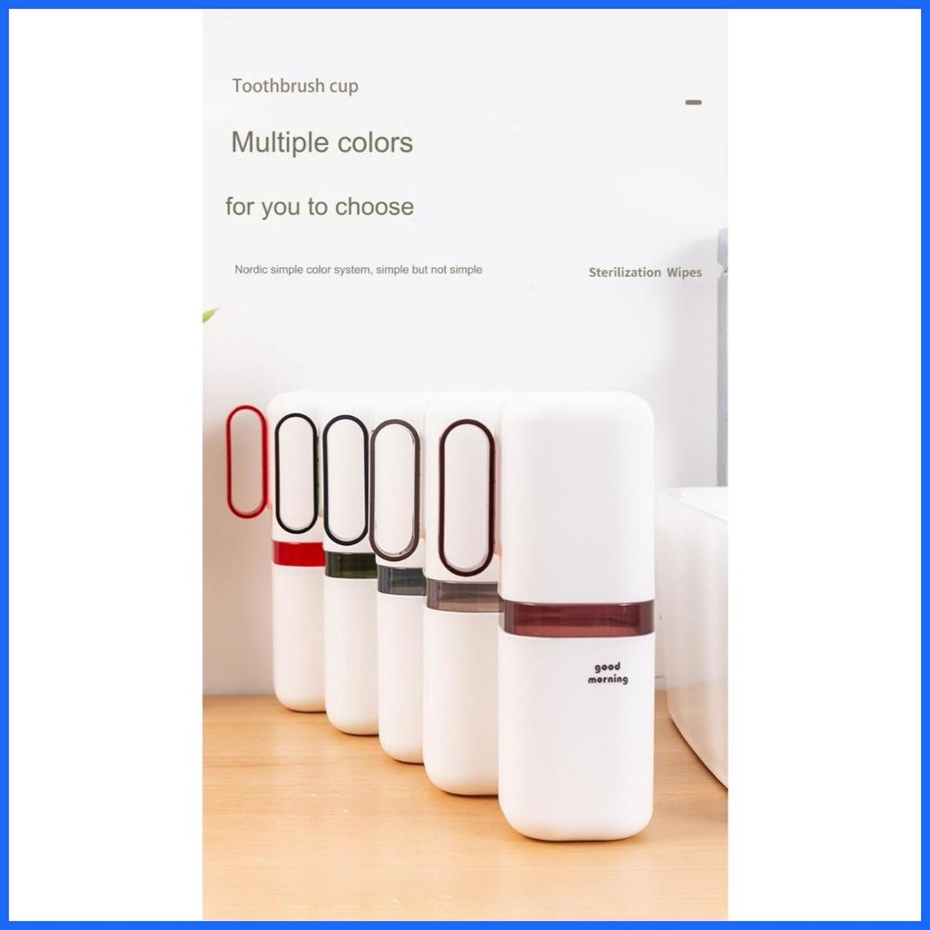 ∱ ♈ Toothbrush cup creative travel mouthwash cup set portable ...