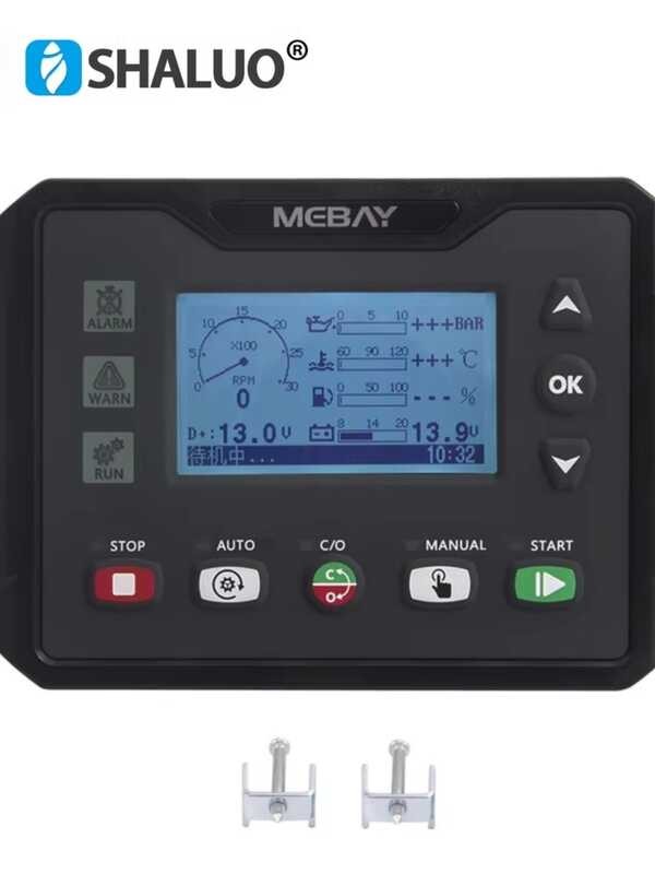 DC40C generator controller unit module four protection control screen ...