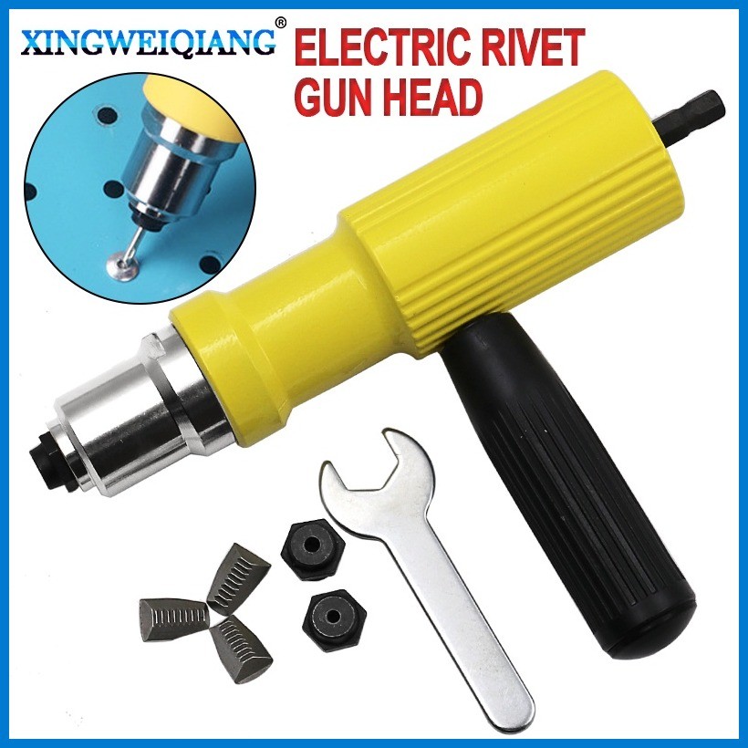 New Electric Rivet Nut Gun Riveting Tool Cordless Riveting Drill ...