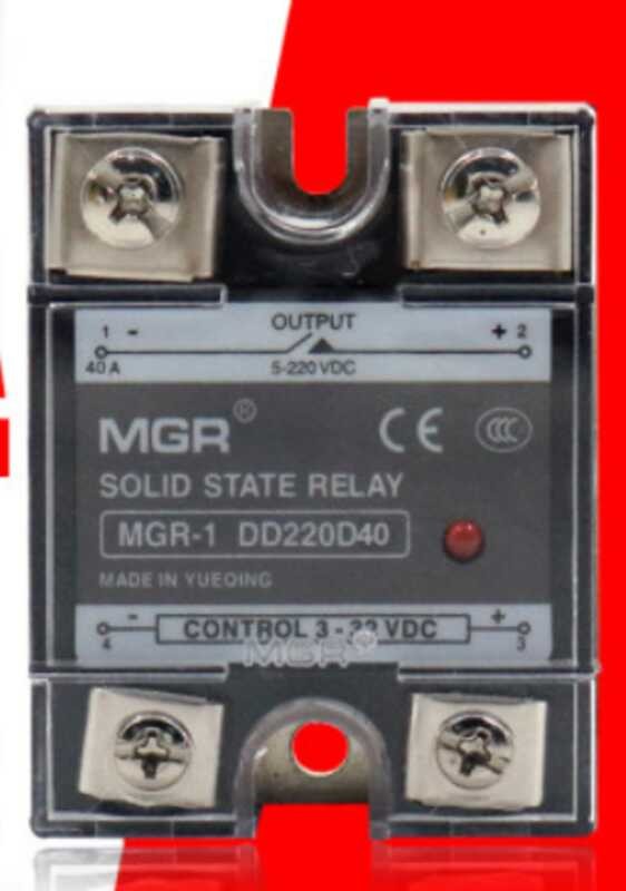 Megger SSR 40DD Solid State Relay DC Control 40A MGR-1 DD220D40 DC-DC ...