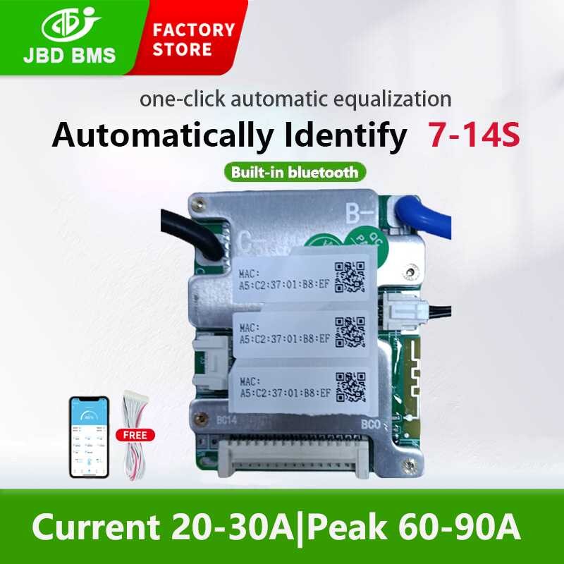 UART JBD Built-In Bluetooth Smart BMS 7S 8S 24V 10S 11S 36V 13S 14S 48V ...