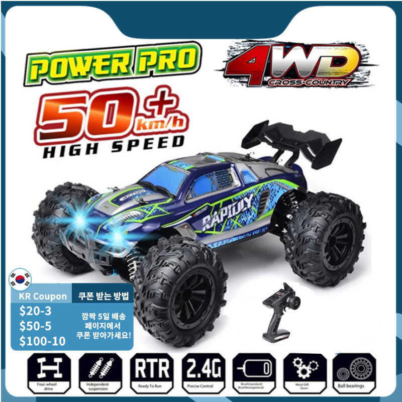 87 Rc 3 Cars Off Road 4X4 With LED Headlight 1/16 Scale Rock Crawler ...