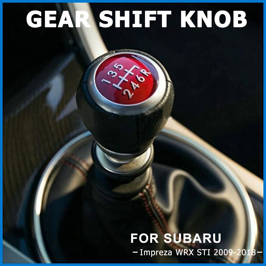 New Suede Leather 6 Speed Manual Gear Shift Knob for SUBARU LEGACY ...