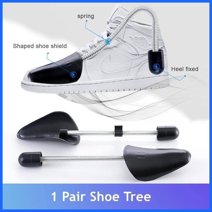 ⇩ § 1Pair Shoe Tree Spring Shoe Holder Shaped Wrinkle Resistant Plastic ...