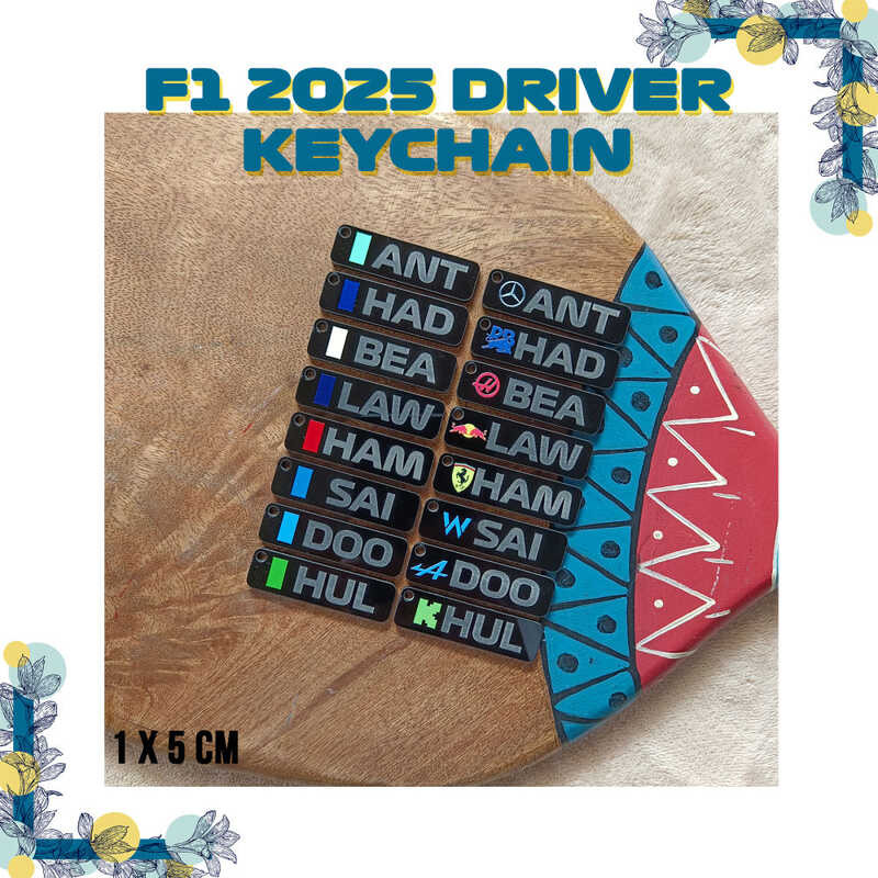 Formula 1 F1 2025 Driver Name Keychain | Shopee Philippines