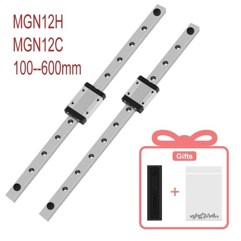 W Parts Mgn12h Mini Linear Guide Rail Slide MGN Carriage For 3D Printer ...