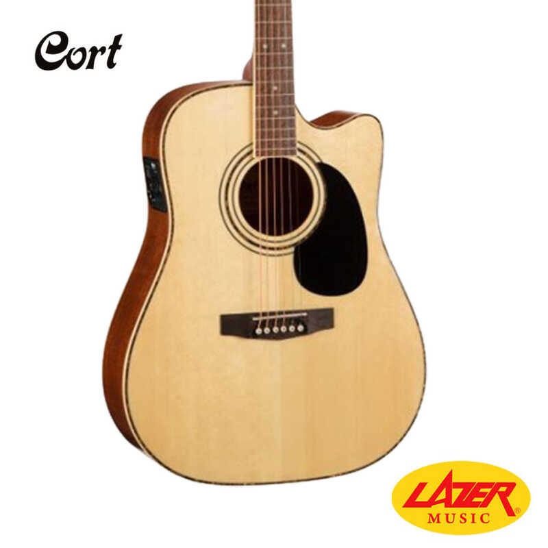 AD880CE Cort Dreadnought Cutaway Acoustic Guitar With EQ and (AD880CE ...