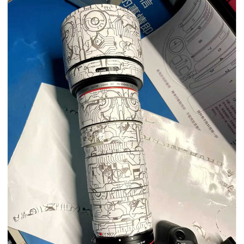 Lens Sticker Skin For Canon Rf70-200 F2.8 RF 70-200Mm F4 Rf100-500 F4.5 ...