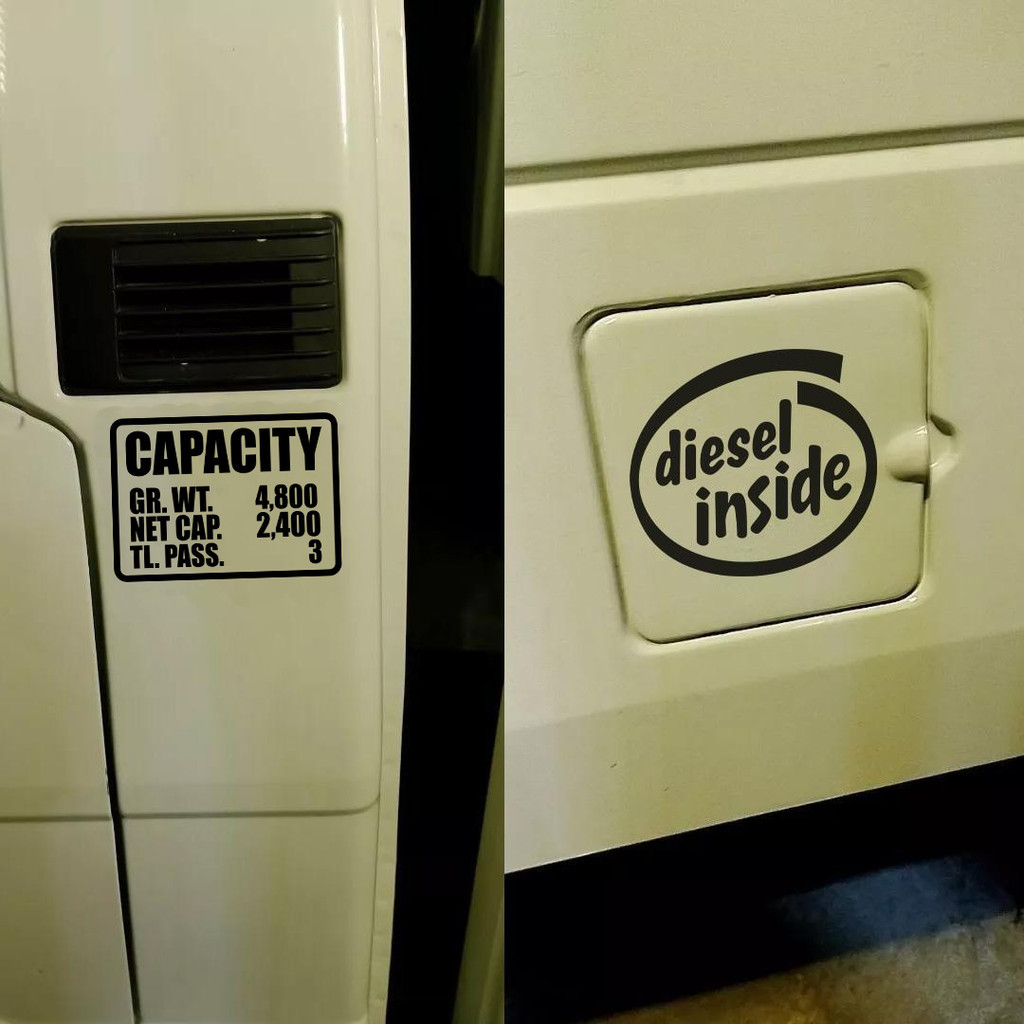 ISUZU ELF NKR NPR QKR Truck Sticker Set - Reflective Waterproof Vinyl ...