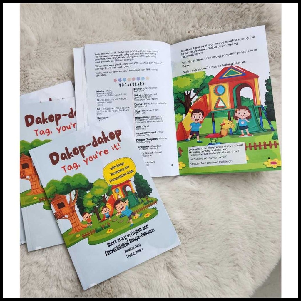 Dakop-dakop! Tag you're it! Cebuano Children's book with English ...