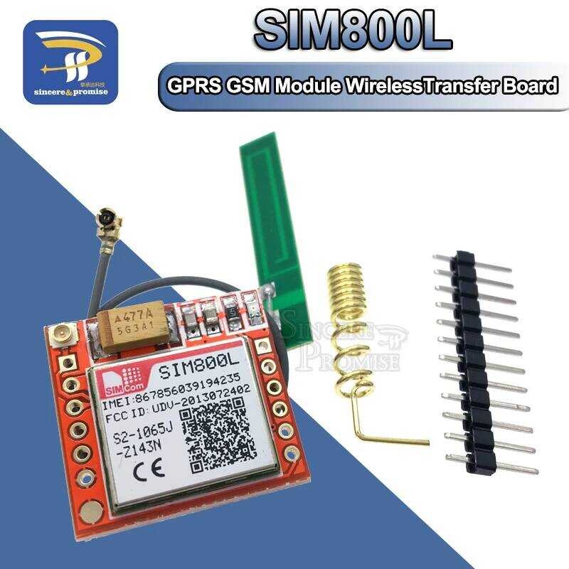 Sim800l 3 ∫ Smallest GPRS GSM Module Kit Microsim Card Core Board Quad ...