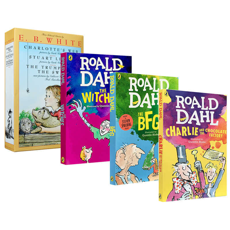 Original EB White Three Volume Set English Version Charlotte's Web ...