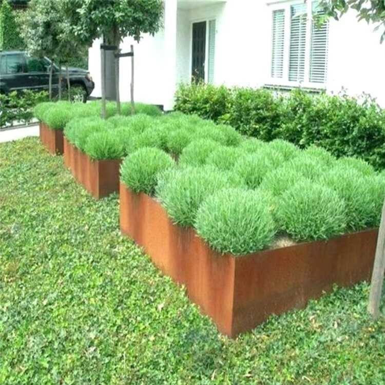 Weathering Steel Landscape Border Wer Bed Lawn Edging Garden For ...