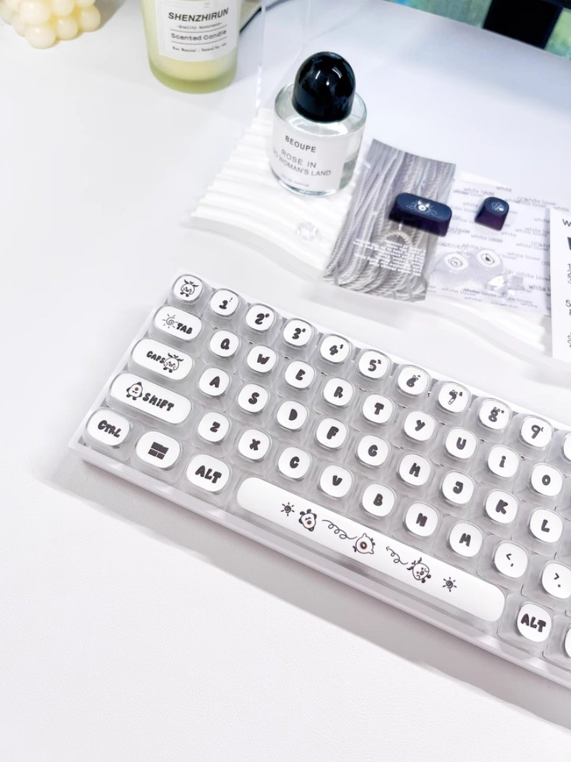 Little Beast Keycap MOA Profile 140 Keys PC PBT Dye Sublimation Light ...