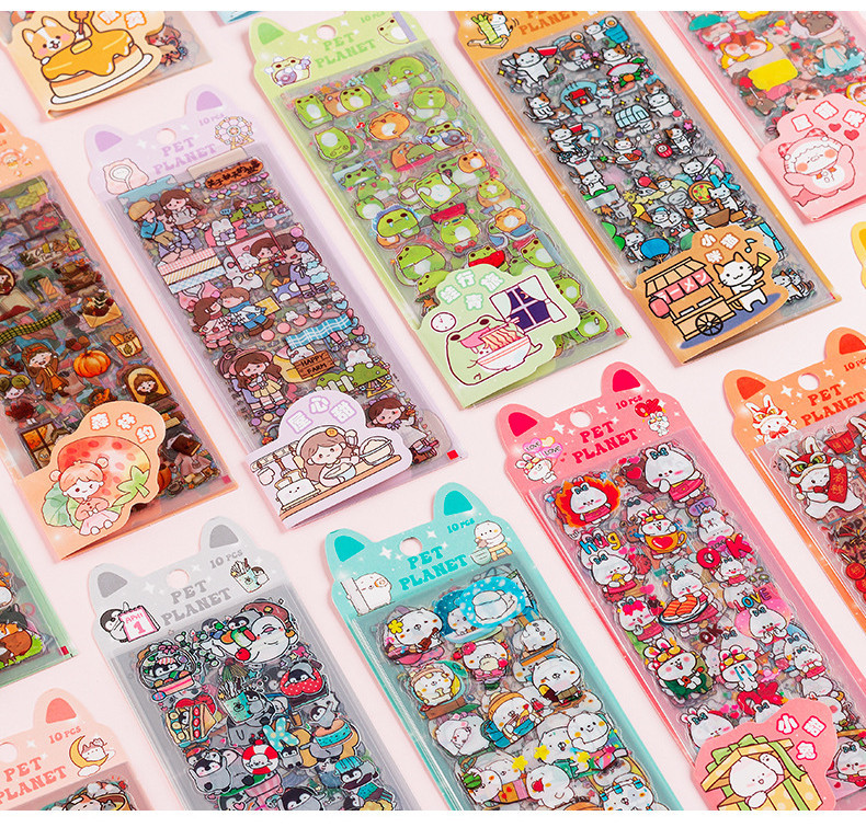 hand accountCartoon stickers, decoration materials, Children's Day ...
