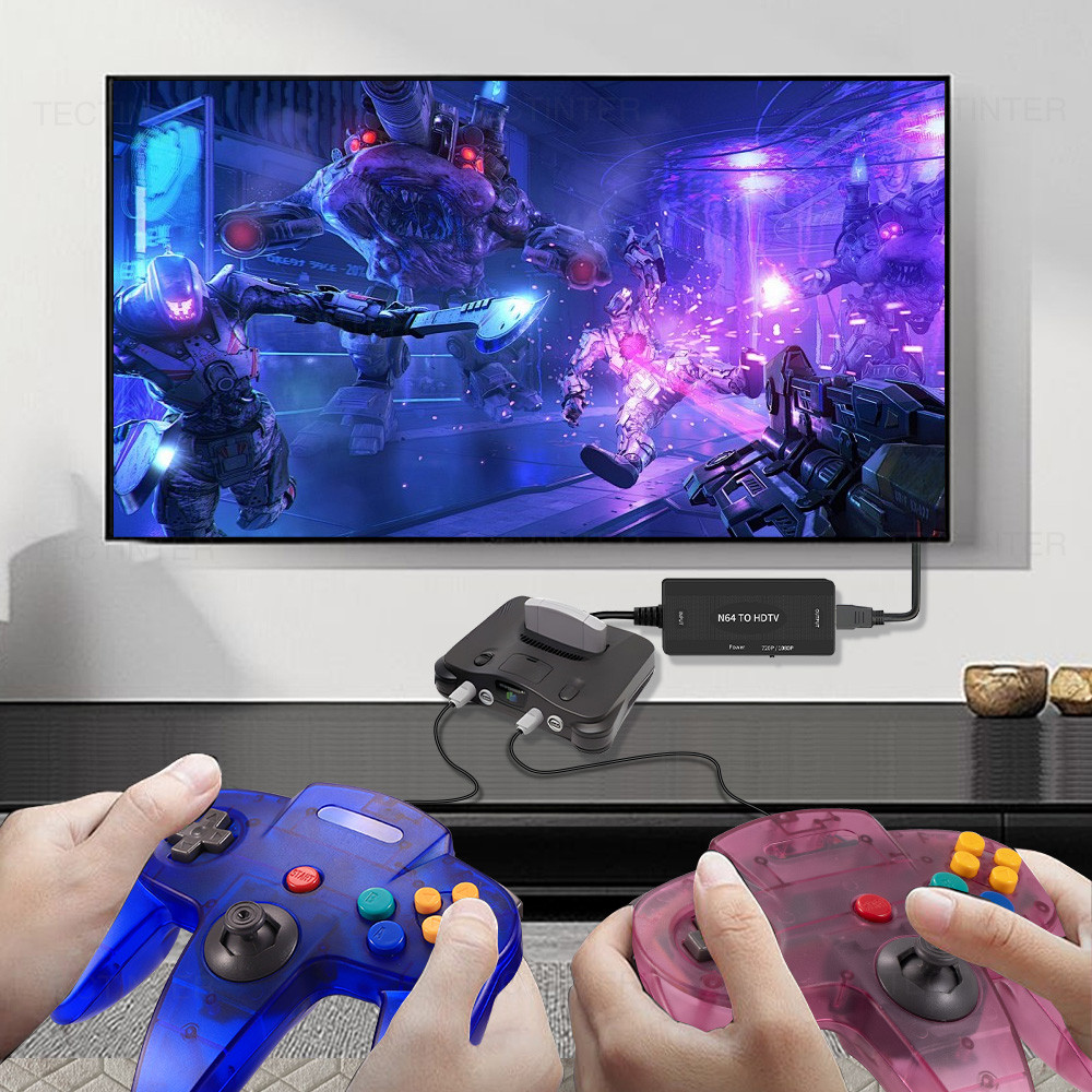 Wired Gamepad For N64 Game Console Remote Controller for N64 Classic ...