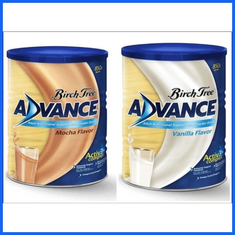 ☪ ♀ Birch tree advance adult nutritional supplement powder drink 850g ...