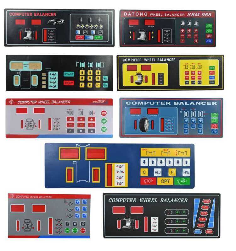 Dali Tire Balancing Machine Original Parts CB958 Button Panel Touch ...