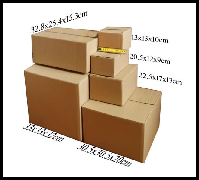 ON HAND Carton box corrugated cardboard SM BOX 30.5*30.5*20.3 cm ...