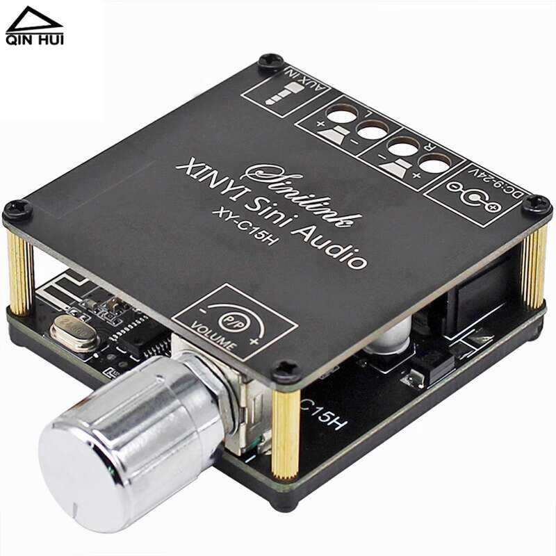Mini Bluetooth 5.0 Digital Amplifier Board 2*20W Hi-Fi Stereo DIY ...