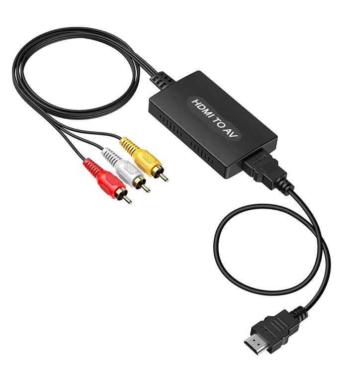 HDMI HD to RCA Cable Adapter for Connecting Old New TVs and Set-Top ...