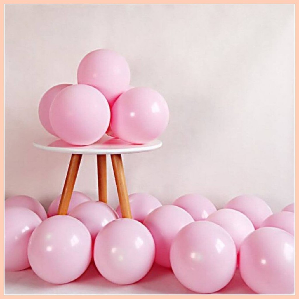 ∆ ♞25pcs 5 inch / 10 inch / 12 inch PASTEL PINK Color Balloon | Shopee ...