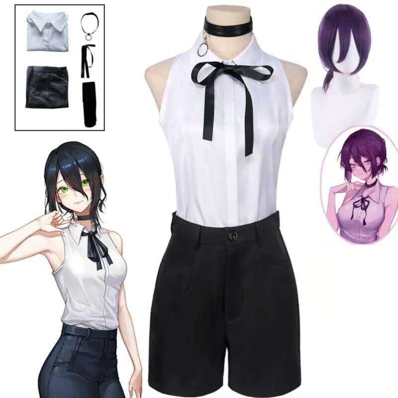 Disfraz De Anime Chainsaw Man Reze Para Cosplay, Polera, Cor | Cuotas