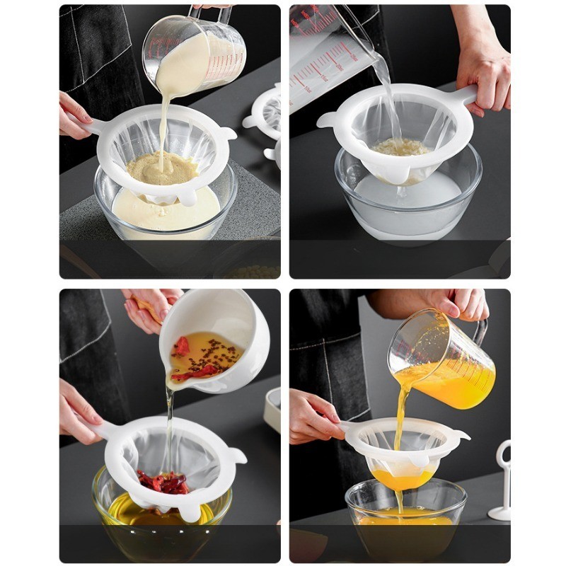 100/400 Mesh Kitchen Ultra-fine Mesh Strainer Mesh Juice Coffee Filter ...