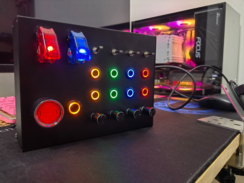 Simulation Racing Central Control Box Oka Central Control Button Box ...