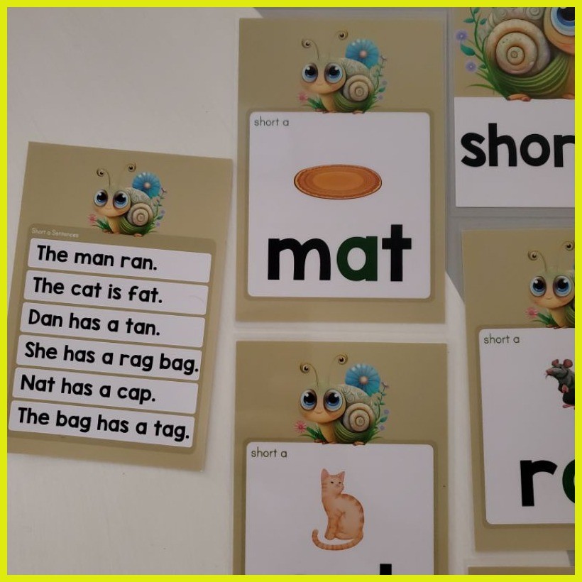☎ CVC Flashcards|Short a|Fuller Approach | Shopee Philippines