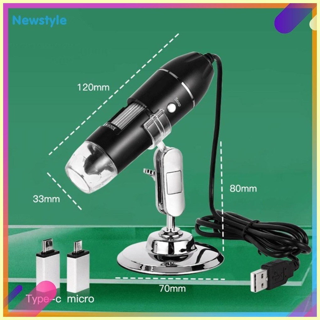 Θ ⚽︎ ⚽ 500X 1000X 1600X Digital Microscope Soldering Magnifier ...