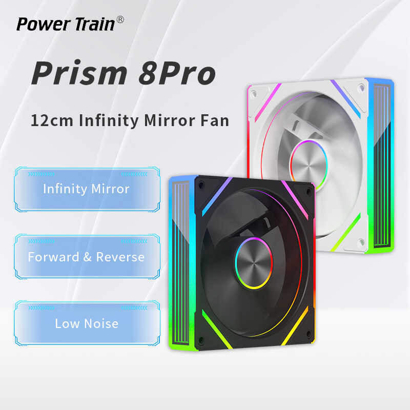 Power Train Dae 2 PRISM 8 PRO Case Fan 120Mm CPU Coog Fans 3-Sided ...