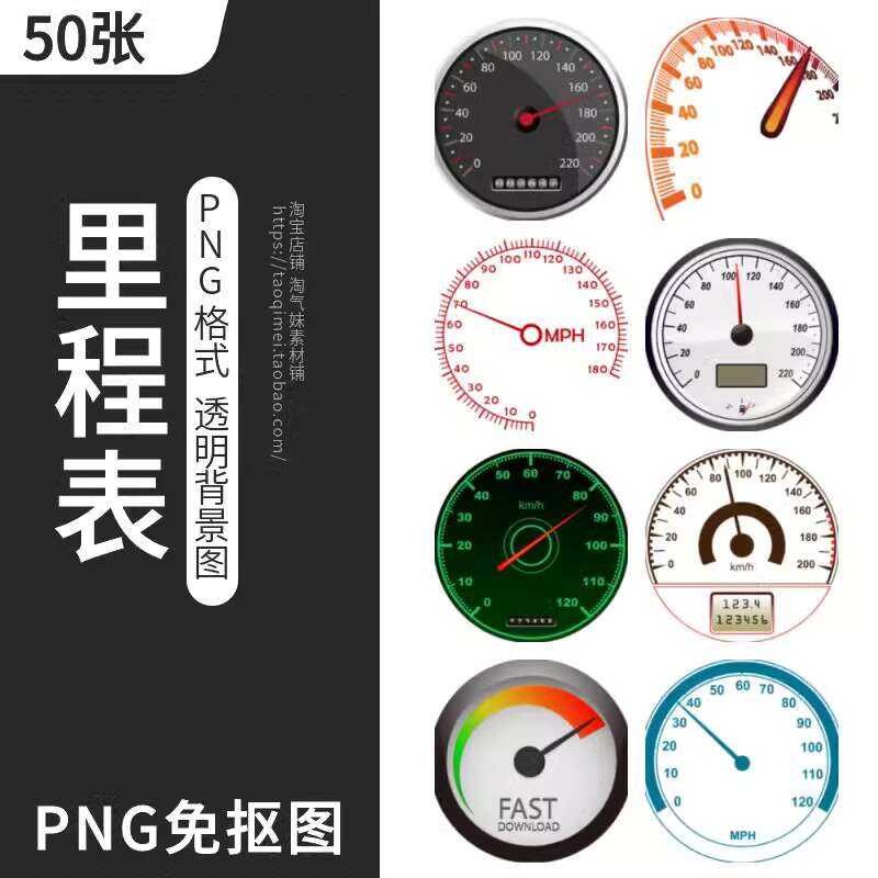 ♣ Odometer PNG Image Car Pointer Mechanical Dashboard Element ...