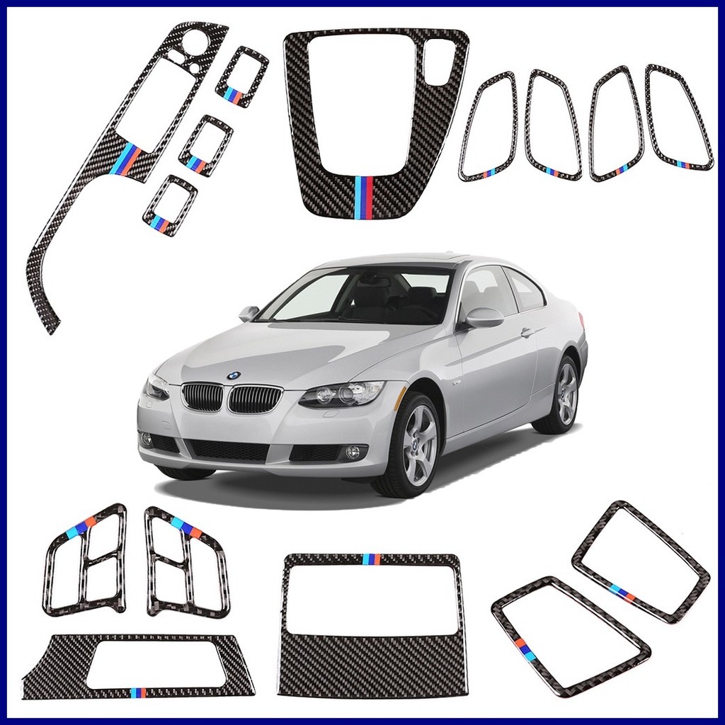 For Bmw E90 E92 E93 E87 3 Series 2005-2012 Carbon Fiber Color Abs Gear Shift Knob Head Cover Trim Car I209974902 For Bmw E90 E92 E93 E87 3 Series 2005-2012 Carbon Fiber Color Abs Gear Shift Knob Head Cover Trim Car I209974902