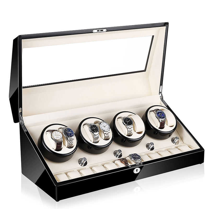Home Use Mechanical Automatic Rotating Watch Box Oscillating Device ...