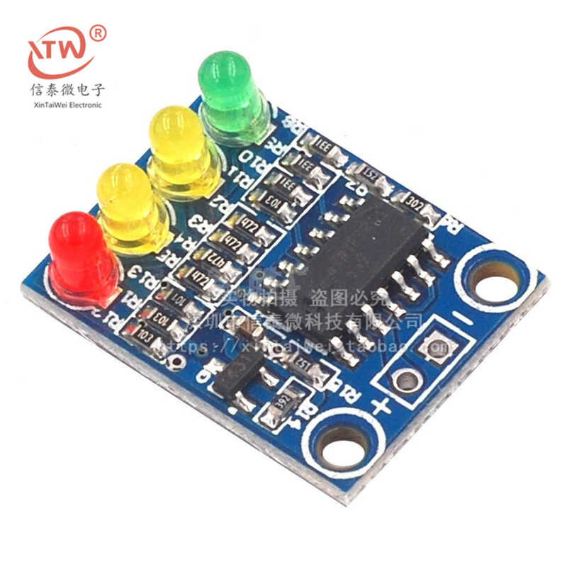 4-segment LED power indicator module onboard 4-digit LED light color ...