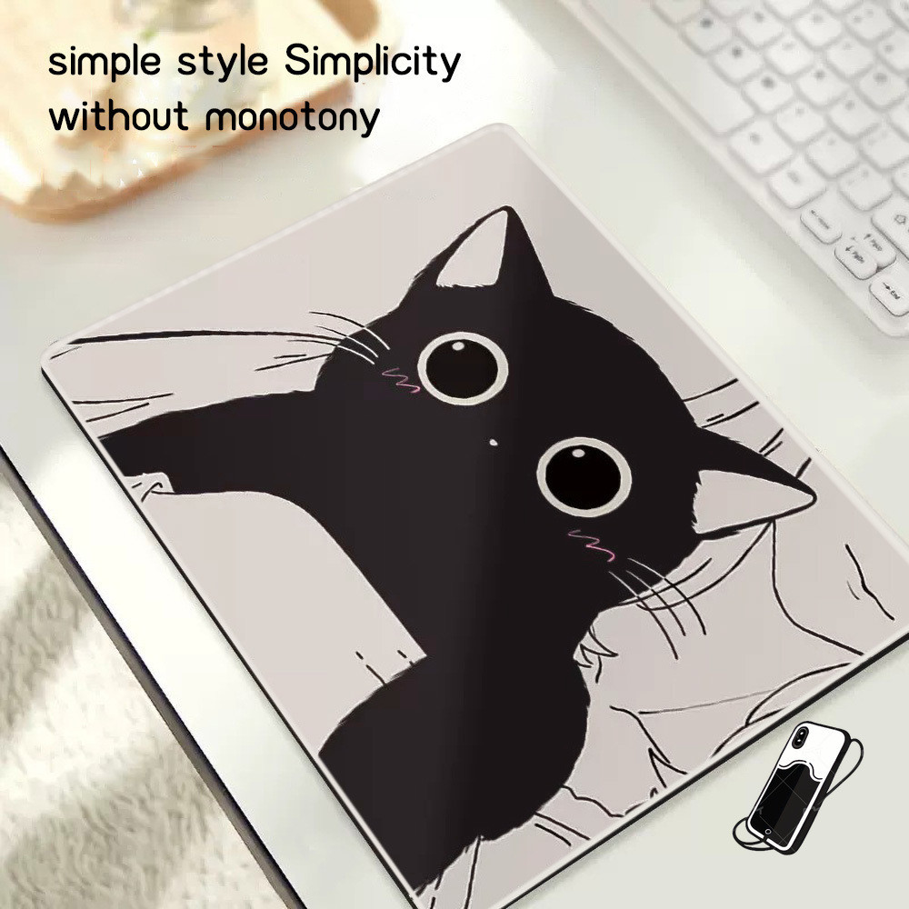 Cartoon Mouse Pad Gaming Cute Art Design Mouse Mat Home Office Desktop ...