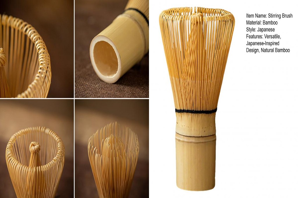 Lukezors Matcha Blender Bamboo 80 Claw Matcha Bamboo Blender Grüner Tee Pulver Mixer - Handmade in Japan (Rührwerk
