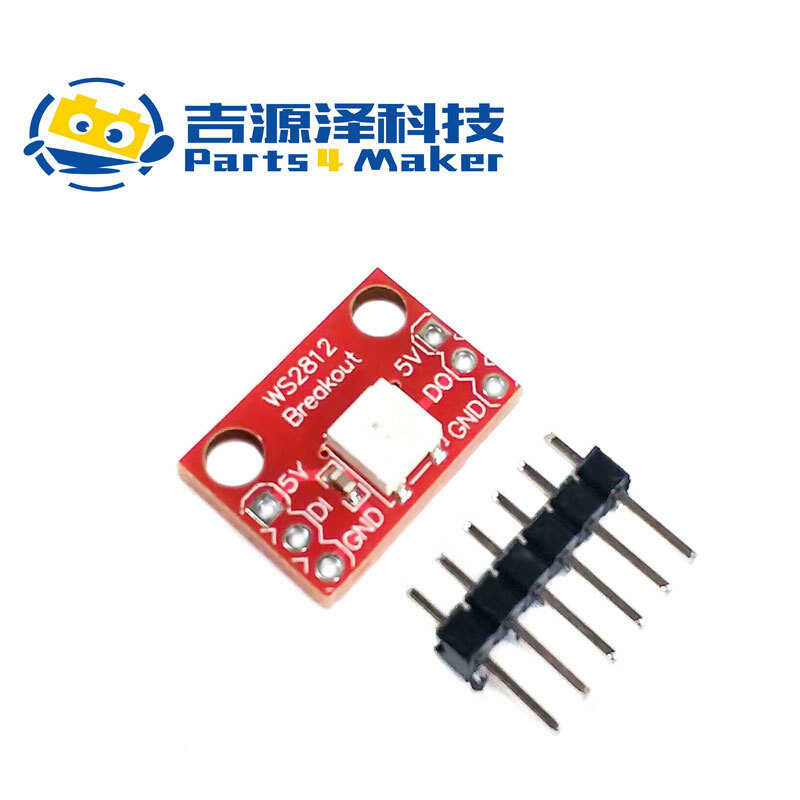 RGB LED Breakout - WS2812 Color Light Module Single Line Interface Full ...