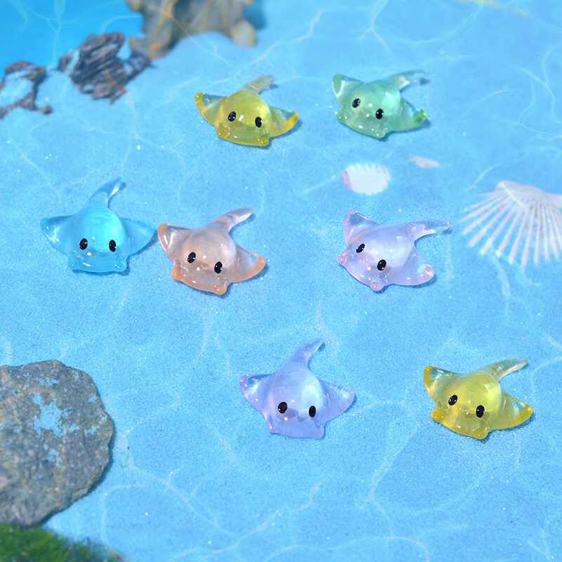 Cute Devil Fish Transparent Aquarium Accessories Resin | Shopee Philippines