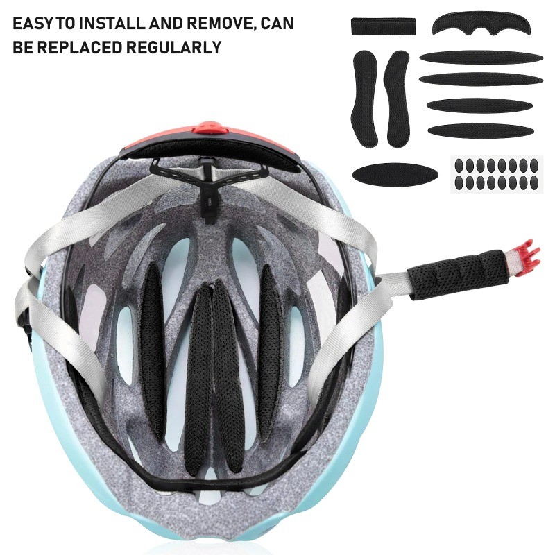 Cycling Helmet Pads Helmet Inner Padding Kit Sealed Sponge Replacement ...